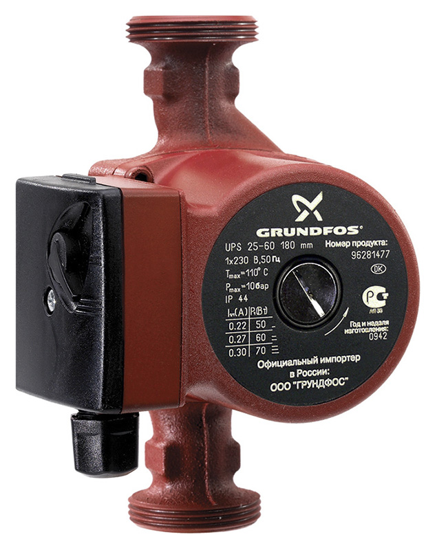 �������������� ����� Grundfos UPS 25-60 180