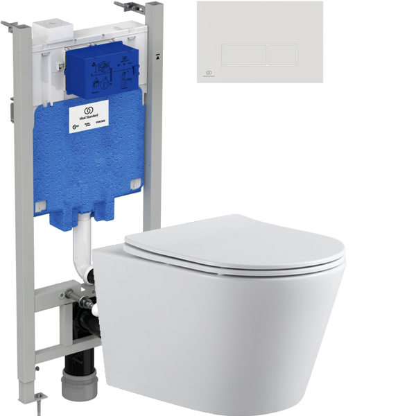     Aquanet Betto 2.0 W rimless +     Ideal Standard ProSys Eco Frame 2.0 R046367 +   I