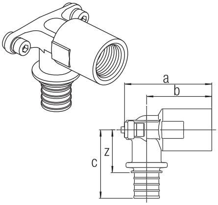 �������� ��������� Rehau Rautitan ������� �� 20-Rp1/2