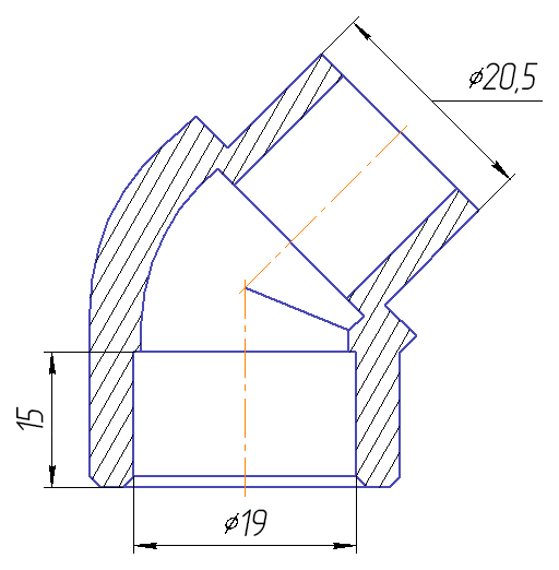 �������� Kalde 3212-elt-200045 45� 20 �� ����������/��������