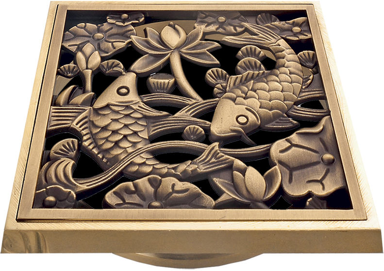 ��������� �������  � �������� Bronze Viega Fish (����) 100�100