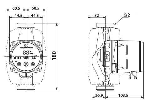 �������������� ����� Grundfos Alpha2 32-40 180