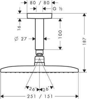������� ��� Hansgrohe Raindance E Air 27380000
