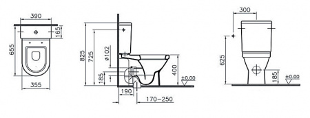������-������� VitrA S50 9736B003-1162