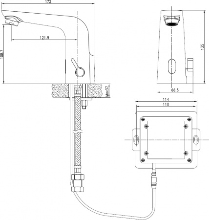 ��������� Cersanit Sense 63106 ��� ��������, ����