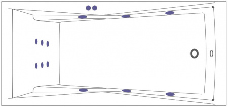 ��������� ����� Excellent Palace WAEX.PAL17.LINE 170x75