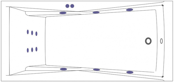 ��������� ����� Excellent Palace WAEX.PAL17.LINE 170x75
