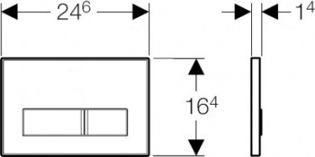 ������ ����� Geberit Sigma 50 115.788.00.1 ��� ��������
