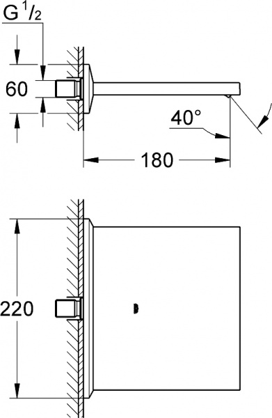 ����� Grohe Allure Brilliant 13319DC0 ��� �����, ����������
