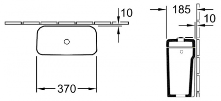 ����� ��� ������� Villeroy & Boch Subway 7723 1101 alpin