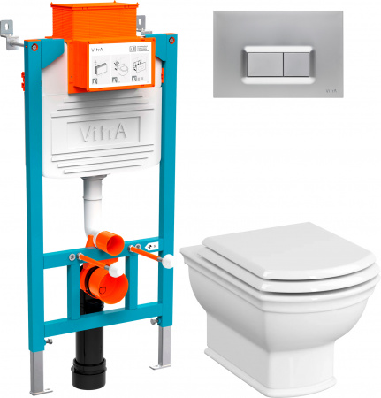 ��������  ������� ����������� VitrA 800-2016 � ������� �����, ���� + ���� ��� ������� ���������� VitrA Valarte 7805B003-0075 + ������-������� VitrA Valarte 124-003-009 � �����������