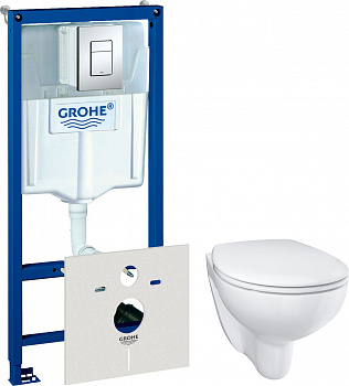 ��������  ������� ����������� ��� �������� Grohe Rapid SL 38775001 4 � 1 � ������� ����� + ������ ��������� Grohe Bau Ceramic 39351000 ������������
