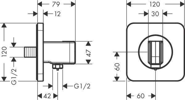 ��������� ����������� Axor Citterio E 36724000 � ���������� ��� ����