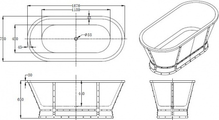 ��������� ����� BelBagno BB35 170x80
