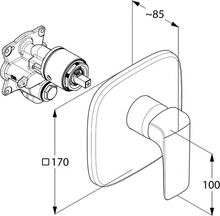  Kludi Ameo 416550575  