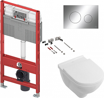     Villeroy & Boch O.Novo 5660HR01 alpin,  +     TECE TECEprofil 9380014 +     TECE TECEprofil Uni 2.0 9300302 +  