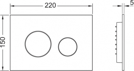     Villeroy & Boch O.Novo 5660HRR1 alpin,  +     TECE TECEprofil 9380014 +     TECE TECEprofil Uni 2.0 9300302 +  