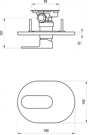 ��������� Ravak Chrome CR 066.00 ��� ����