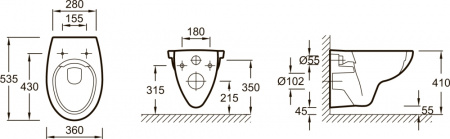 �������� Jacob Delafon Patio E5504-NF-M16 ������ ����
