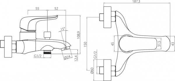 ��������� Damixa RedBlu Palace Evo 421000000 ��� ����� � �����