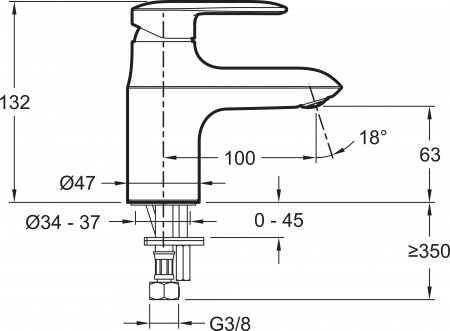 ��������� Jacob Delafon Kumin E99984-CP ��� ��������