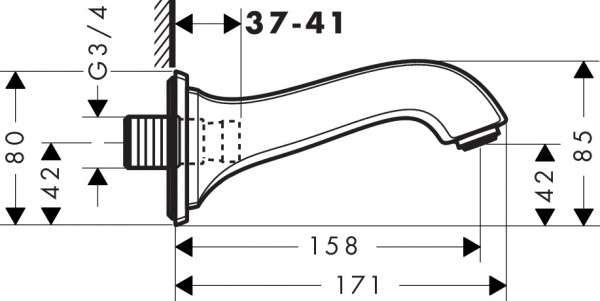 ����� Hansgrohe Metropol Classic 13425000 ��� �����