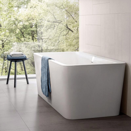 ��������� ����� Villeroy & Boch Squaro Edge 12 UBQ180SQE9T2V-RW 180x80, � ����������� ����� �������, stone white
