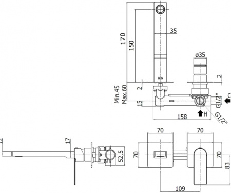 ��������� Paffoni Tango TA104CR70 � ���������� ������, ��� ��������