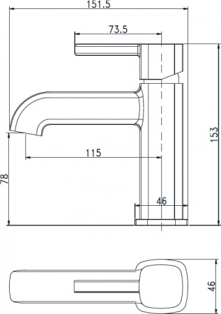 ��������� Aquanet Minima AF130-10C ��� ��������