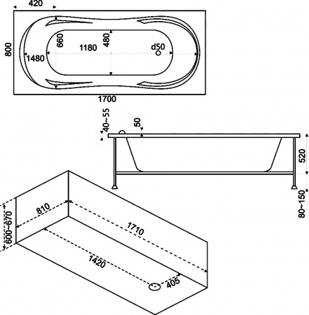 ��������� ����� Bas ���� 170x80