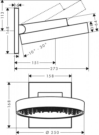 ������� ��� Hansgrohe Rainfinity 26226700