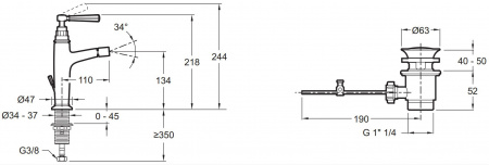 ��������� Jacob Delafon Cleo1889 E24310-BGG ��� ����