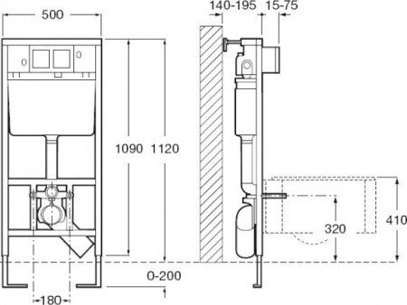������� ����������� ��� �������� Laufen Lis CW1 8.9466.0