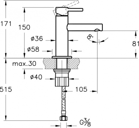 ��������� VitrA Origin A42555 ��� ��������, ����