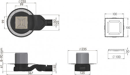 ������� ���� Berges Wasserhaus Platz Uno 090169 10x10 ��