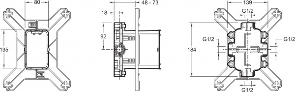 ��������� Jacob Delafon Aleo+ E98718RU-CP � ���������� ������ ��� ����� � �����