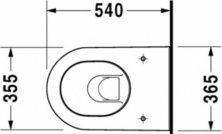 ������ ��������� Duravit Darling New 2545090000