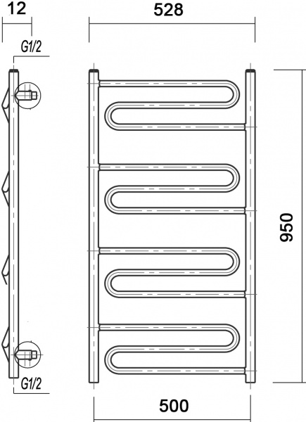 ����������������� ������� Domoterm ������ �12 50x95, �������� ������