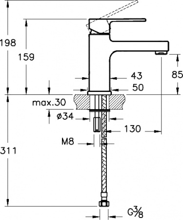  VitrA Q Line A40775EXP  