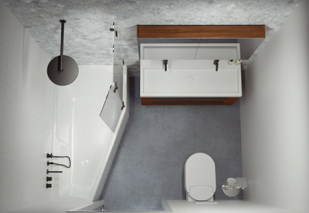 ��������� ����� Riho Rething Space BD8400500000000 L, 170x90