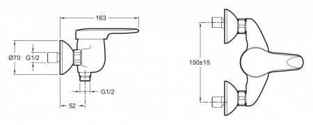 ��������� Jacob Delafon Kandel E666RU-CP ��� ����