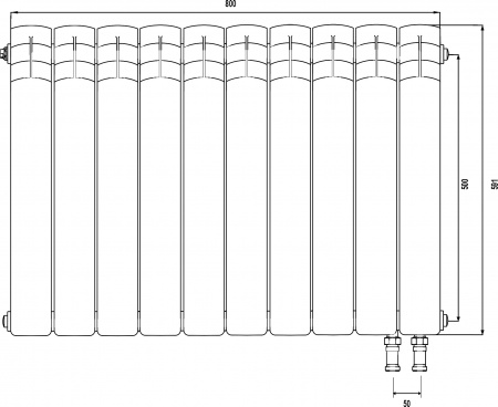 �������� ��������������� Royal Thermo Piano Forte 500 VDR noir sable, 10 ������, ������