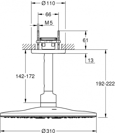 ������� ��� Grohe Rainshower SmartActive 26477LS0