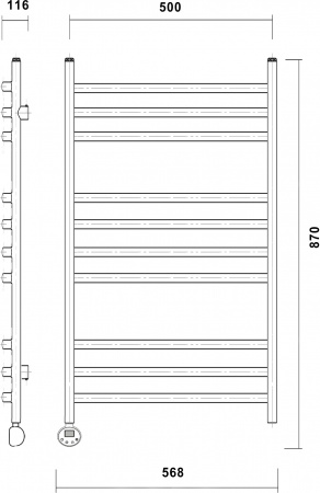 ����������������� ������������� Domoterm ������� �10 50x80, ������, L