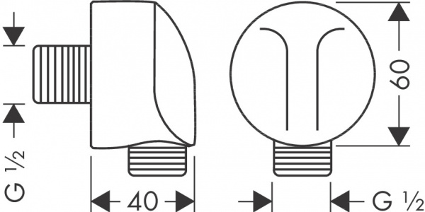 ��������� ����������� Hansgrohe Fixfit e 27458000