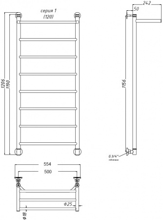 ����������������� ������� ������ ����� �� 1 � ��4 120x50, � ������
