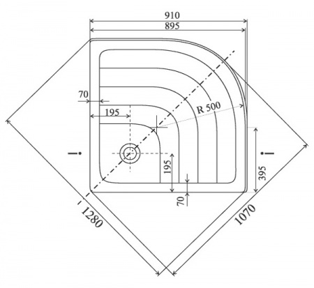 ������ ��� ���� Ravak RONDA-90 PU
