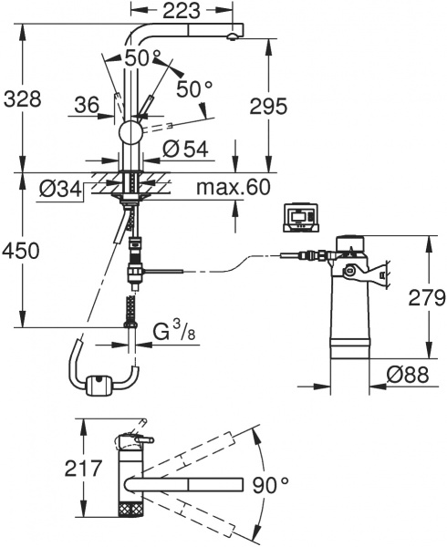 ��������� Grohe Blue Pure Minta 30382DC0 � �������� ����������
