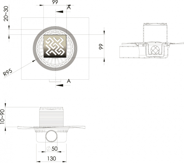   Berges Wasserhaus Zentrum Antik 094364 10  10 , 