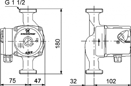 �������������� ����� Grundfos UPS 25-40 130